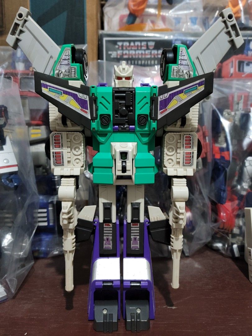 Vintage Transformers G1 Sixshot Action Figure (Category: Action & Battle Toys) located in Cebu City. Submitted by jincloud (Listing ID 1446227371, Image 2). Description: For sale.. - Vintage Transformers G1 Sixshot. - A rare and essential addition to any Transformers collection. - No issues. Please contact 09173043227 or msg. Thank you...