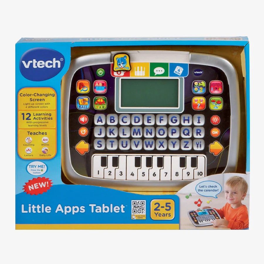 Vtech Little APPS Tablet - Black (Category: Educational & Learning Toys) located in Manila. Submitted by totsandtoys (Listing ID 1446178692, Image 1). Description: Vtech Little APPS Tablet - Black = 1,290.