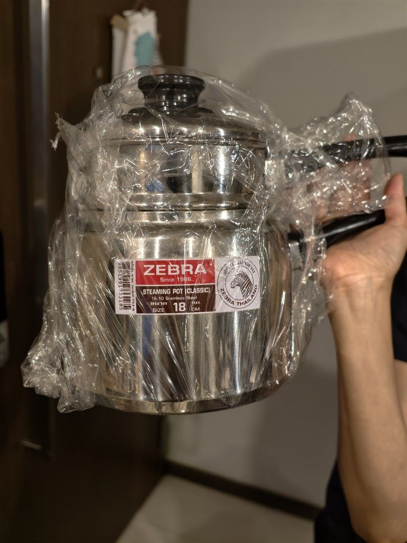 Zebra Classic Steaming Pot 18cm Stainless Steel
