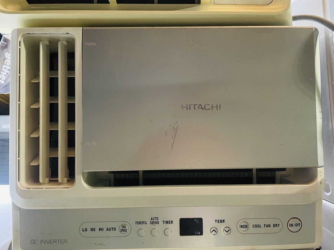 1HP HITACHI FULLY INVERTER (Category: Air Conditioning and Heating) located in Manila. Submitted by maicahali305491 (Listing ID 1446424111, Image 1). Description: For sale po 1HP hitachi fully inverter No issue of repair condo pull out Gagamitin nalang pwde po deliver via cash on delivery .