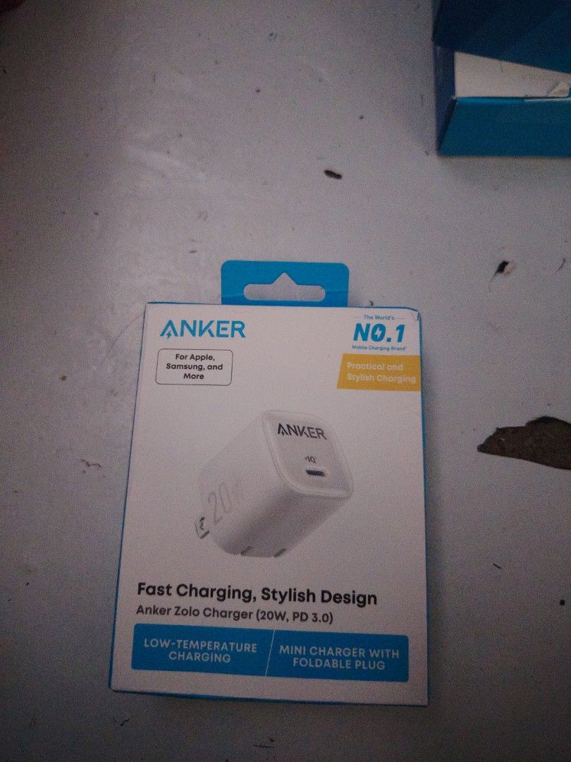 20 watts anker adaptor (Category: Chargers & Cables) located in Manila. Submitted by lovesagadgets (Listing ID 1446369381, Image 2). Description: 20 watts original Anker adaptor.