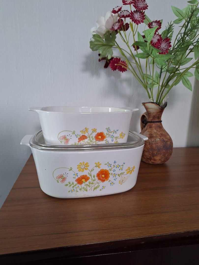 2  Set Pyrex Corningwear Casserole Dish 5L & 3L