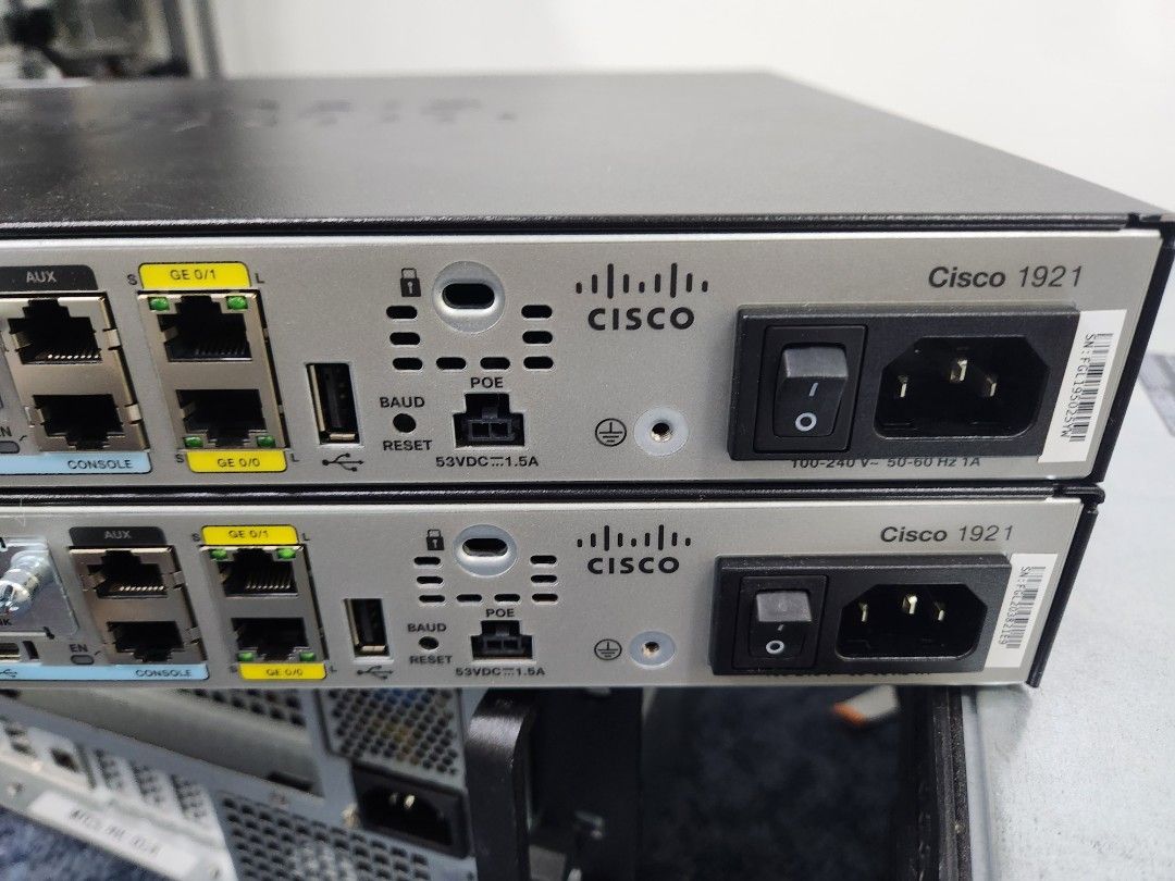 Cisco 1921 ISR G2 Series Routers494757413557391361