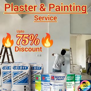 💥Upto 30% Offer Going On 💥special Hari Raya Haji Offer/House Painting/Plastering Service/painting Service/Limewash Painting/PU epoxy Paint/Epoxy Floor Paint/Varnish Polish/Dismantle & Disposal Service/Grouting Service/Hacking Service/Oil Paint Service/Cement Screeding/Self-Leveling  Collection item 3