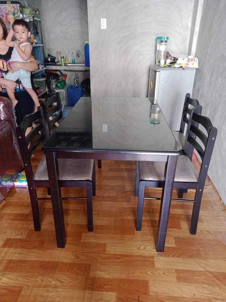 4 Seater Wooden Dining Table and Chairs Set (Category: Tables & Sets) located in Manila. Submitted by morallosmariel2 (Listing ID 1446370783, Image 3). Description: ▪︎ Now Available Stock ▪︎ Brand new Item ▪︎ Ready To Deliver ▪︎ free Assemble / Installation ▪︎ On Hand / On Hand ▪︎ G cash Payment ▪︎ Bank transfer 09705024492 / 09460969894.