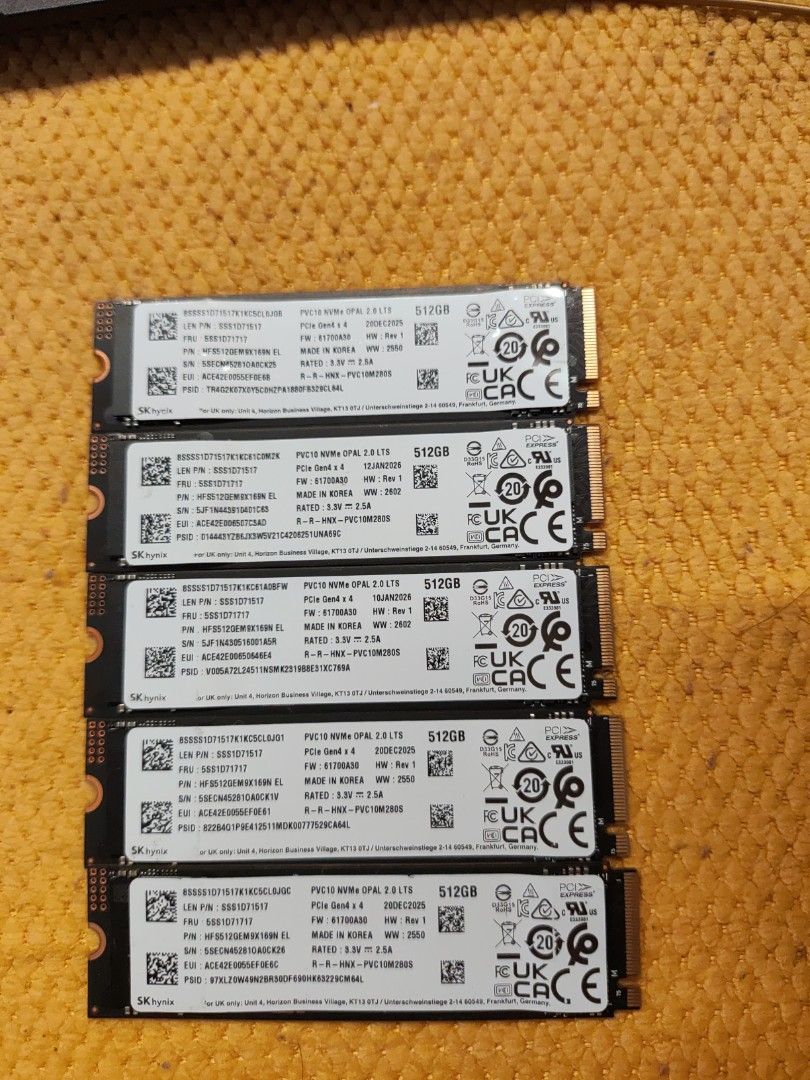 512GB NVMe M.2 SSD494780081904046080
