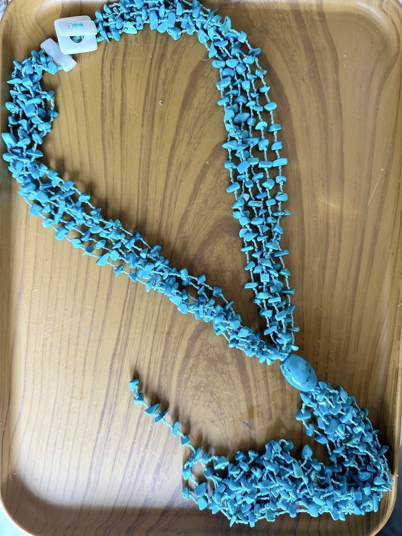 6 strands Blue Torquoise Gemstone Beads Long Necklace (Category: Necklaces) located in Mandaluyong City. Submitted by chyckenwings (Listing ID 1446377933, Image 2). Description: From Japan Surplus. Malamig and mabigat ung bato nya. SALE! As is where is. First to pay gets the item. No long reservations. Location is in Mandaluyong. Kindly note: Unless stated, items listed have not been tested and are sold as is where is. We source our products from