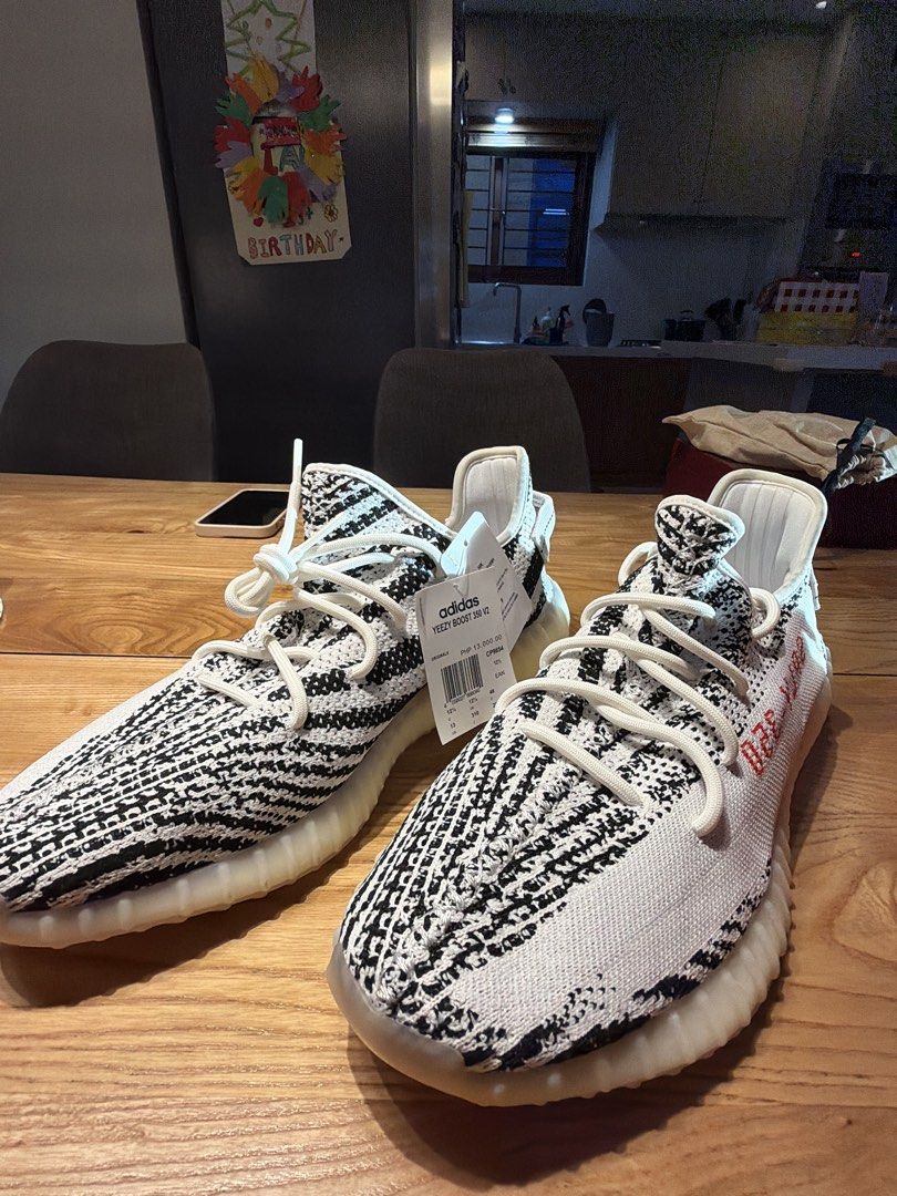Adidas Yeezy Boost 350 V2 Zebra (Category: Sneakers) located in San Fernando. Submitted by marc.tan (Listing ID 1446444869, Image 1). Description: Yeezy Boost 350 V2 Zebra US 13 With Box BNDS Negotiable.