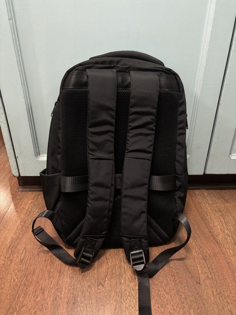 Anello Laptop Backpack Black (Category: Backpacks) located in Manila. Submitted by mwhimsy (Listing ID 1446494217, Image 2). Description: - Stylish Black Anello backpack - Fits 15.6 inch laptop - Multiple compartments for excellent organization - Padded straps for maximum comfort - Ample space inside for all your essentials - Smooth-gliding zippers for easy access - Made with durable material for long-lasting use - Ideal for daily commutes or tra