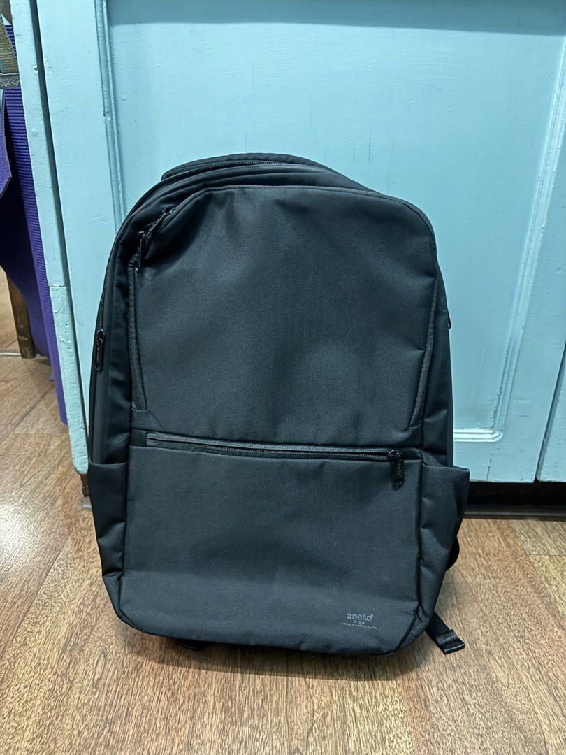 Anello Laptop Backpack Black (Category: Backpacks) located in Manila. Submitted by mwhimsy (Listing ID 1446494217, Image 1). Description: - Stylish Black Anello backpack - Fits 15.6 inch laptop - Multiple compartments for excellent organization - Padded straps for maximum comfort - Ample space inside for all your essentials - Smooth-gliding zippers for easy access - Made with durable material for long-lasting use - Ideal for daily commutes or tra