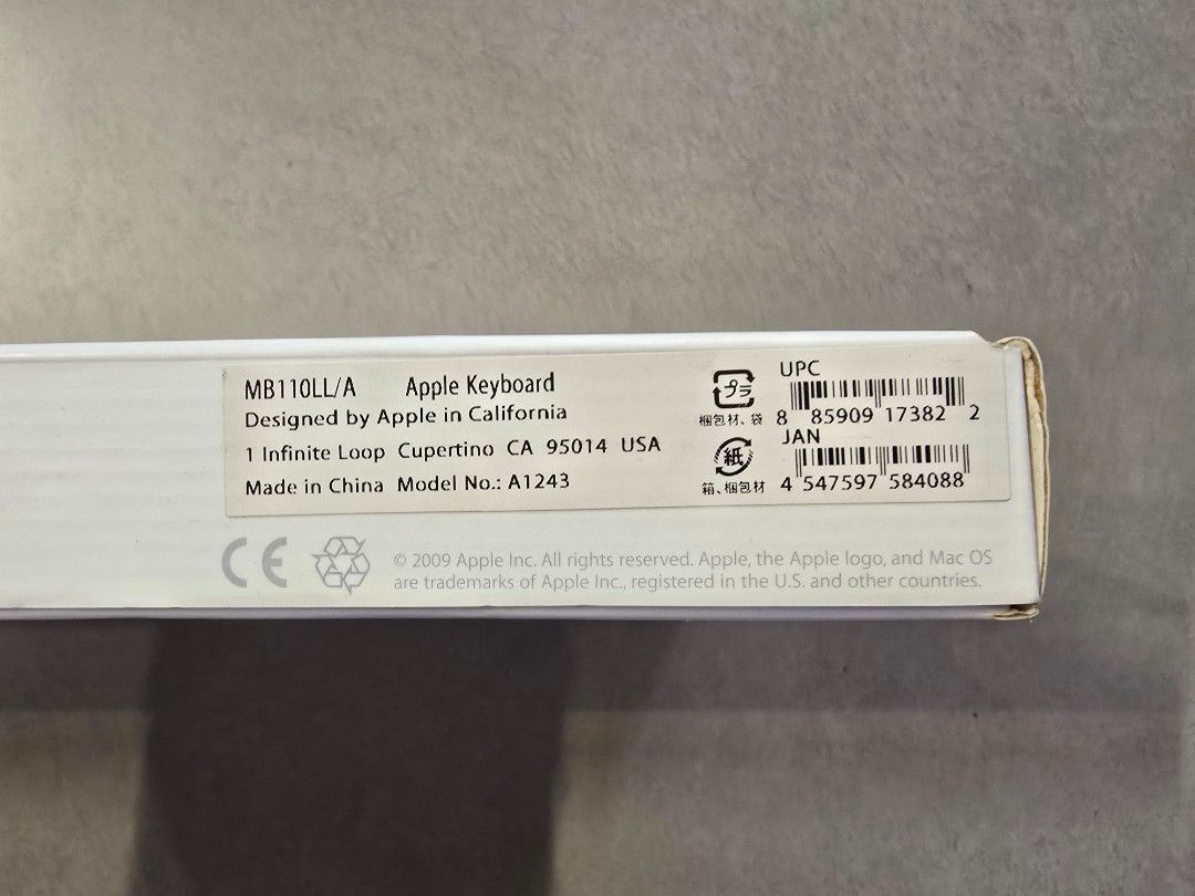 Apple Wired Keyboard A1243494629589279713287