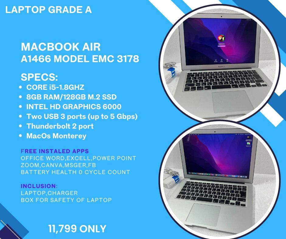 ASSORTED GRADE A LAPTOP DECLARE GOOD AS NEW (Category: Laptops & Notebooks) located in Cavite. Submitted by maxx_laptop (Listing ID 1446461344, Image 1). Description: GRADE A LAPTOP ASSORTED BRAND & SPECS ALL DETAILS NASA PICTURE NA!! STARTING PRICE 5,500 FOR MORE DETAILS PM OR CALL 09270688009.