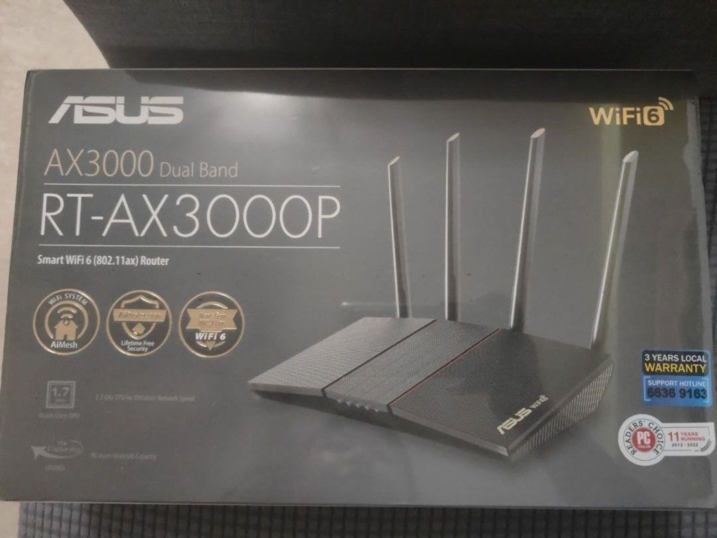 ASUS RT-AX3000P AX3000 Dual Band WiFi 6 Router