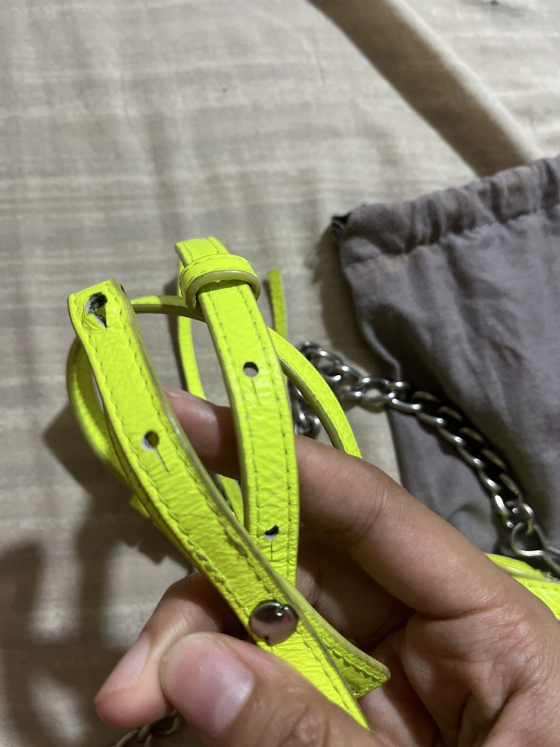 authentic balenciaga mini le cagole BB handbag (Category: Luxury Bags & Wallets) located in Quezon City. Submitted by ___hettyyyy (Listing ID 1446472906, Image 3). Description: inclusions: strap and dust bag • has loose fabrics / visible sign of usage •some stains on dustbag • can haggle but not too low pls!! • still looks good !!!! • srp is around 60k+ rfs: decluttering ! investing more on neutral pieces :).