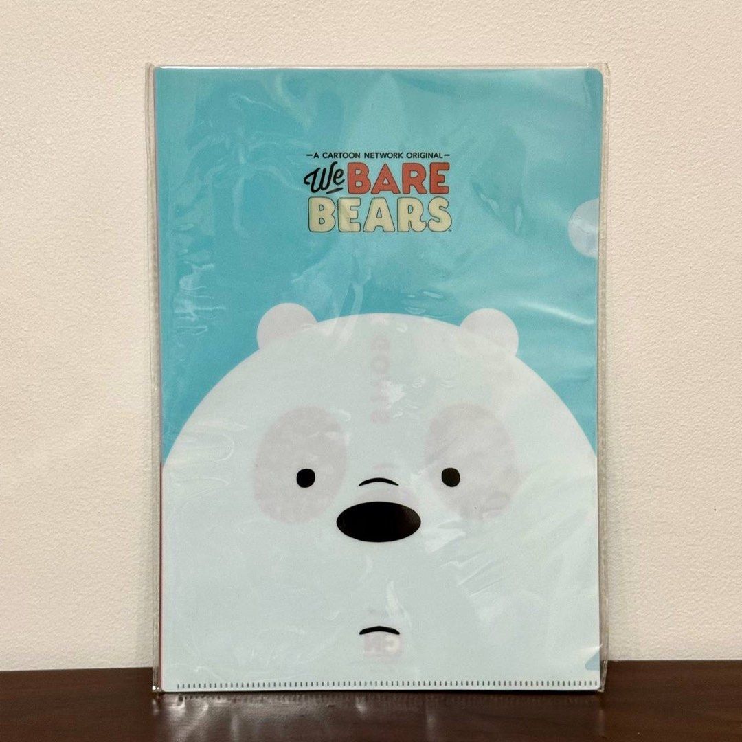 [Authentic] Miniso We Bare Bears Ice Bear A4 PP File Folder Blue Official Cartoon Network (2pcs per set) (Category: Stationery & School Supplies) located in Quezon City. Submitted by brandedusagoodies (Listing ID 1446513127, Image 2). Description: Authentic Miniso We Bare Bears A4 PP file folder featuring Ice Bear on a pastel blue cover. Ideal for storing school, office, and important documents. Features • Authentic Miniso • Official Cartoon Netw