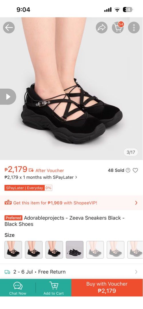 ballet chunky sneakers | adorable project zeeva (Category: Sneakers) located in Manila. Submitted by declutterbb.pinky (Listing ID 1444249116, Image 2). Description: - used less than 5 times -just needs cleaning rfs. not using anymore.