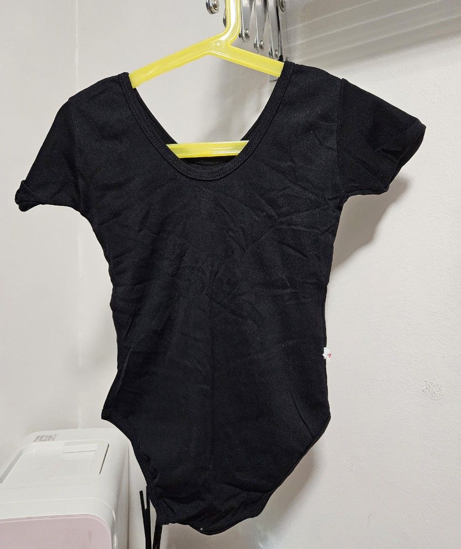 Black Short Sleeve Leotard for Dance or Gymnastics (Category: Babies & Kids Fashion) located in Santa Rosa. Submitted by deetoledo (Listing ID 1446351806, Image 2). Description: - Classic black leotard - Short sleeves - Flattering V-neckline - Stretchy, comfortable fabric - Ideal for dance, gymnastics, and ballet practice - Versatile activewear essential - Used only once.