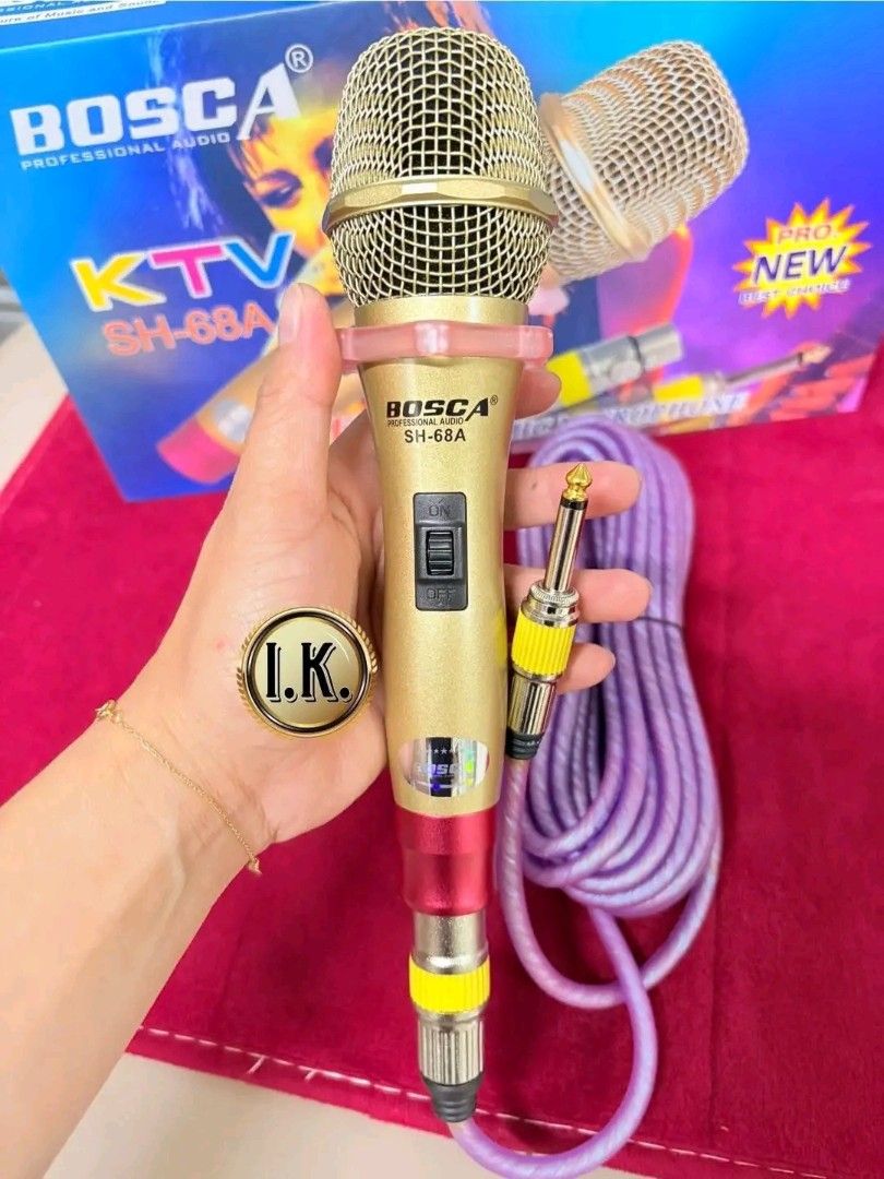 bosca original dynamic microphone (Category: Microphones) located in Manila. Submitted by asstditems (Listing ID 1446394297, Image 1). Description: BOSCA 𝒅𝒚𝒏𝒂𝒎𝒊𝒄 𝒎𝒊𝒄𝒓𝒐𝒑𝒉𝒐𝒏𝒆🎤 😍perfect pang KTV ganda ng quality.