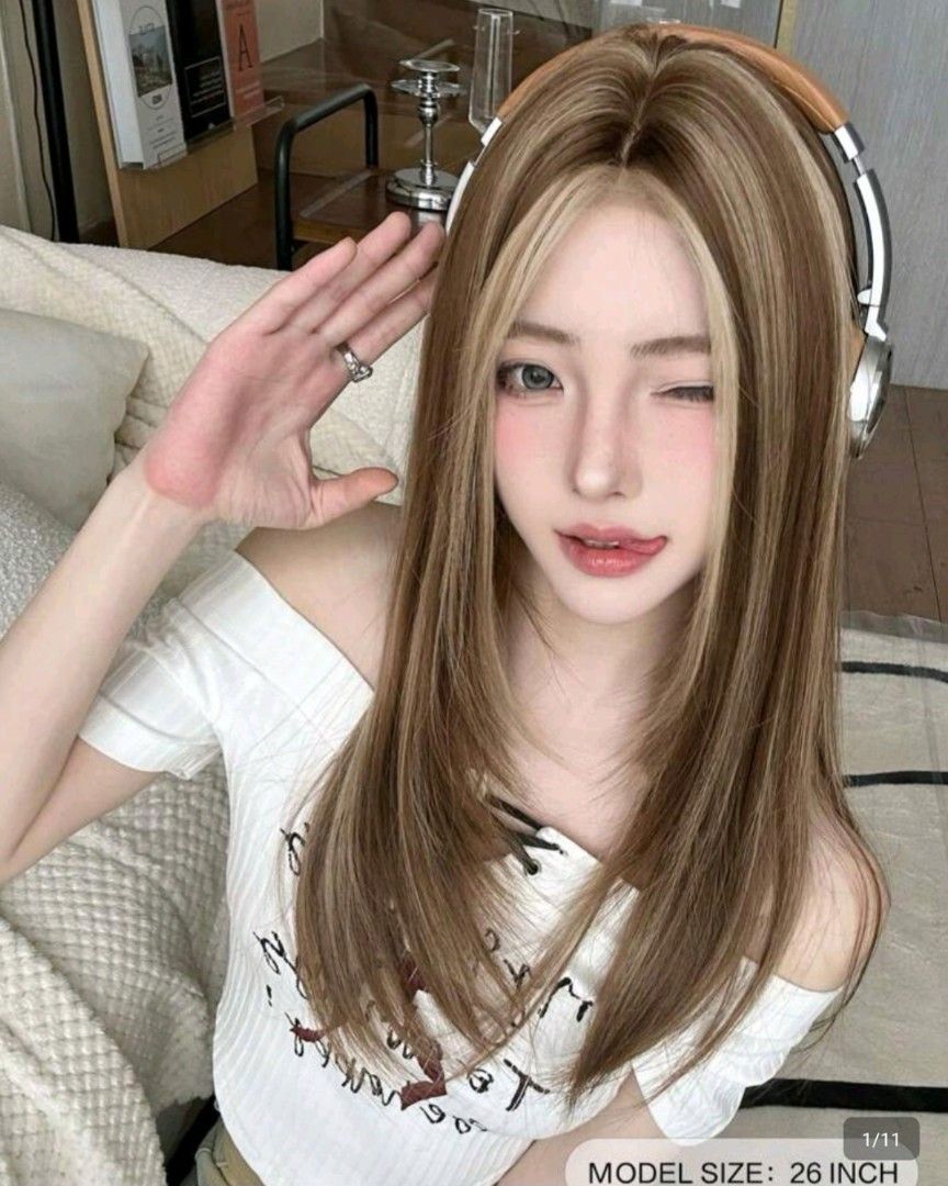 Brand New Wigs (Category: Hair Accessories) located in Manila. Submitted by tan.sofiaa (Listing ID 1446501754, Image 2). Description: - Never been used wigs from Shein - Message me for the actual photos - 1st pic Php 500 (original price Php 650) - 2nd pic Php 600 (original price Php 760) - 3rd pic Php 550 (original price Php 700) IF TAKE ALL: Php 1,600 + free 2 wigs (blonde and pink) from my other listing, hair brushes, hairnet.