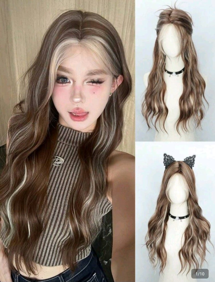 Brand New Wigs (Category: Hair Accessories) located in Manila. Submitted by tan.sofiaa (Listing ID 1446501754, Image 1). Description: - Never been used wigs from Shein - Message me for the actual photos - 1st pic Php 500 (original price Php 650) - 2nd pic Php 600 (original price Php 760) - 3rd pic Php 550 (original price Php 700) IF TAKE ALL: Php 1,600 + free 2 wigs (blonde and pink) from my other listing, hair brushes, hairnet.