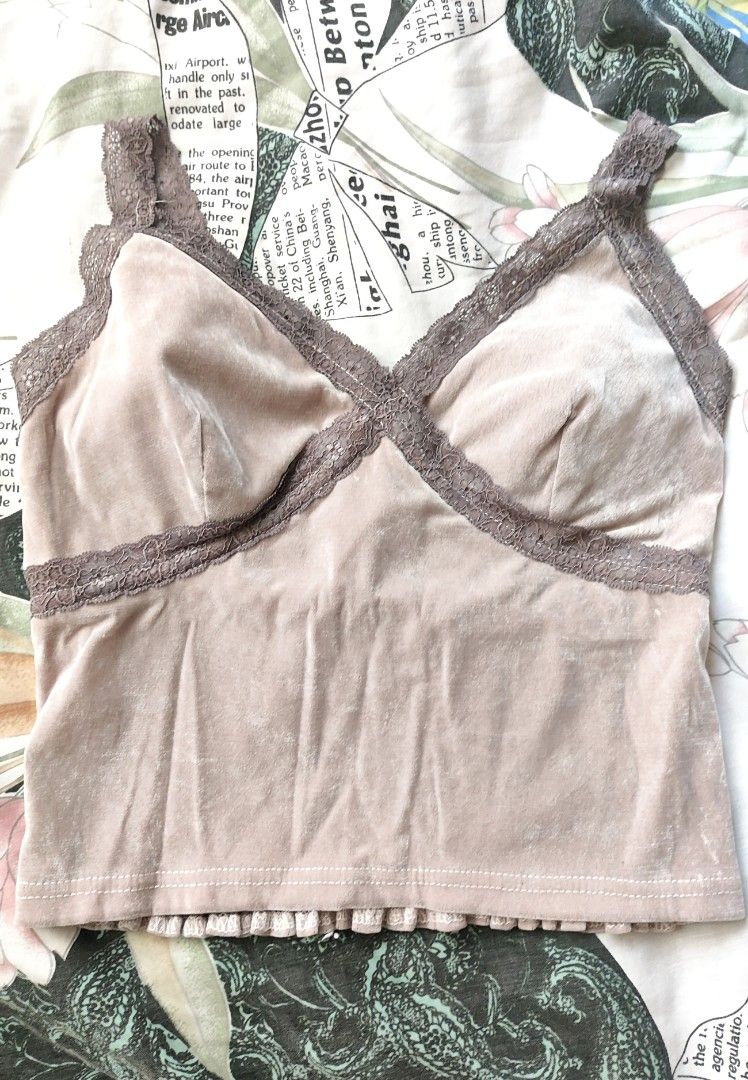 Camisole with lace detail (Category: Sleeveless) located in Makati City. Submitted by declutterwithcath (Listing ID 1446439594, Image 1). Description: .