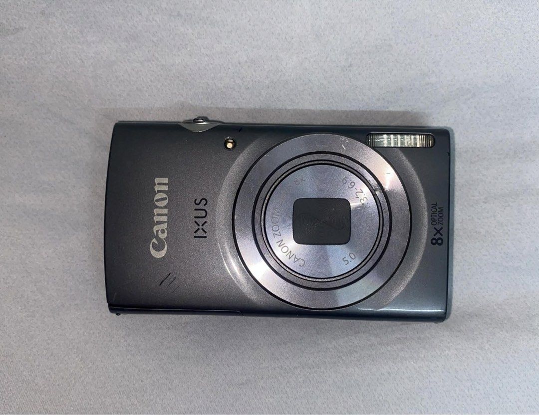 Canon Ixus 160 (Category: Cameras) located in San Rafael. Submitted by kuyabribri (Listing ID 1446353479, Image 1). Description: - Excellent condition - With charger and pouch na po - Slight dents on the pic - No hidden issue - 10/10 pic quality.