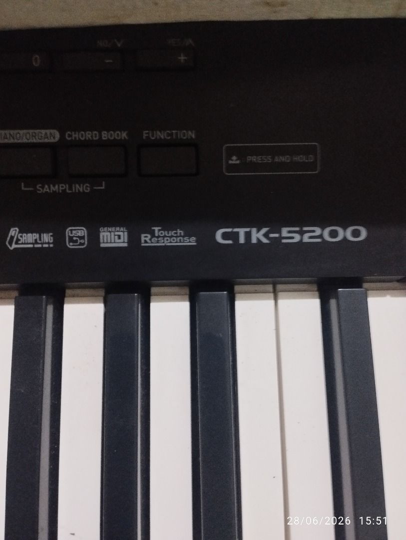 Casio ctk-5200 keyboard for sale (second hand) (Category: Musical Instruments) located in Caloocan City. Submitted by keencat_e29f8f (Listing ID 1446449787, Image 2). Description: For sale in good condition (casio ctk 5200 keyboard(with free boost bluetooth speaker)12,000 Original price (NEGOTIABLE).