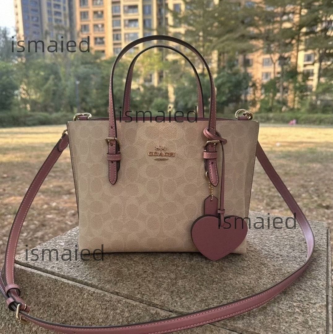 COACH蔻馳Mollie 25托特包經典老花拼粉色 （分類：手袋及銀包）位於 Hong Kong。 由 zen_ismaied 提交（商品編號 1446390783，圖片 2）。簡介： 。