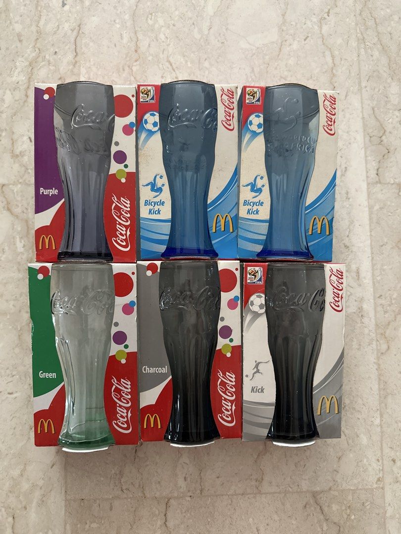 Coca-Cola McDonald Africa Fifa Glass Cups