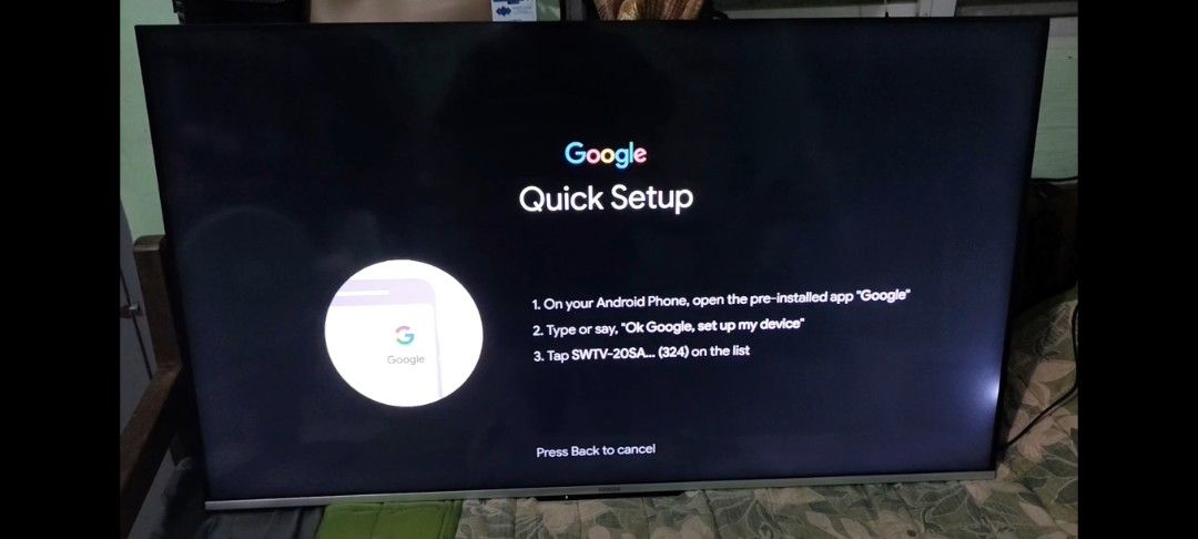 Coocaa 50S6G Pro Max Android TV - defective (Category: TV) located in Manila. Submitted by dreyord12 (Listing ID 1446412552, Image 1). Description: 📺 Coocaa 50 inches Smart TV – DEFECTIVE / FOR REPAIR 📺 Model: Coocaa 50S6G Pro Max Android Smart TV / Dolby Audio / HDMI / DTS ⚠️ ISSUE: TV is powering on and usable but the screen sometimes flickers. Selling as defective / for repair. Buy at your own risk. ✅ No other major issue encountered ✅ Good 