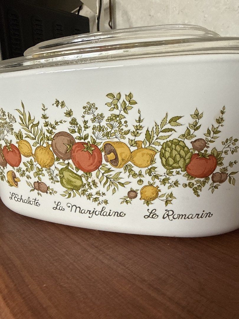 CorningWare Casserole Dishes with Vegetable Design494439524184238081