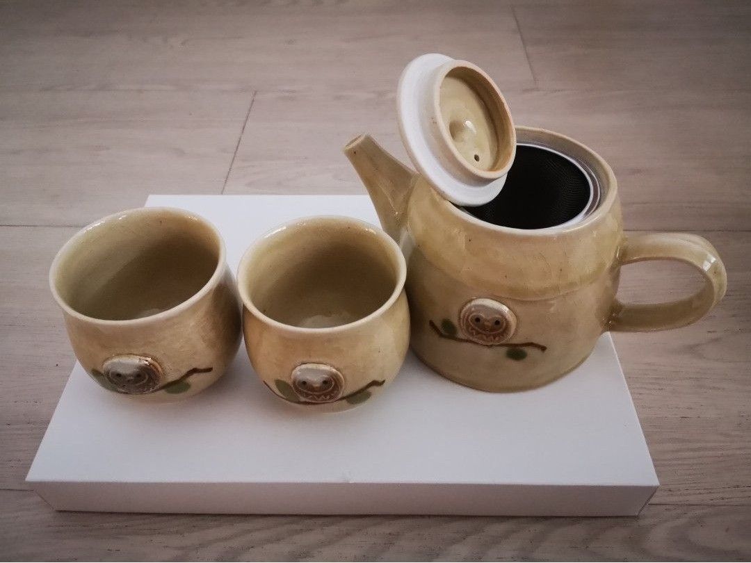 Cute Owl Ceramic Teapot and Cups Set494705730221527041