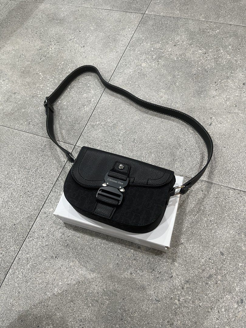 Dior Saddle Bag Black Monogram With Buckle (Category: Luxury Bags & Wallets) located in Caloocan City. Submitted by jhanleymamaril (Listing ID 1446491651, Image 2). Description: Dior mini saddle bag 650 each caloocan south.