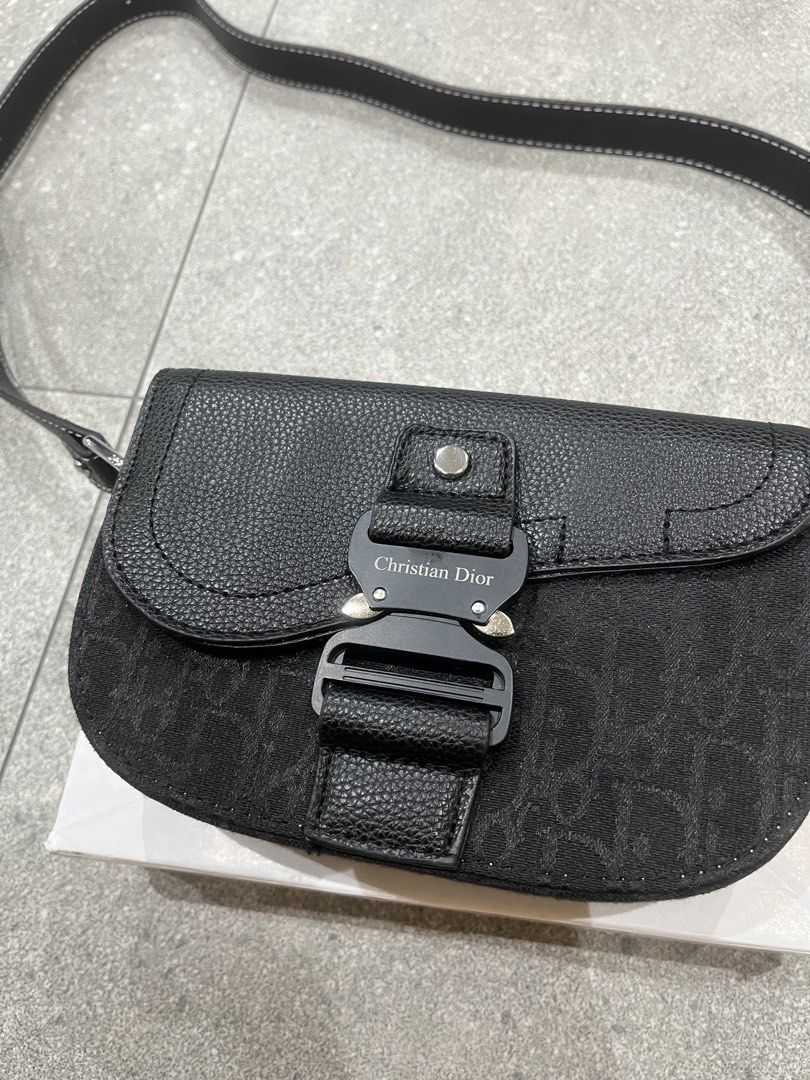 Dior Saddle Bag Black Monogram With Buckle (Category: Luxury Bags & Wallets) located in Caloocan City. Submitted by jhanleymamaril (Listing ID 1446491651, Image 3). Description: Dior mini saddle bag 650 each caloocan south.