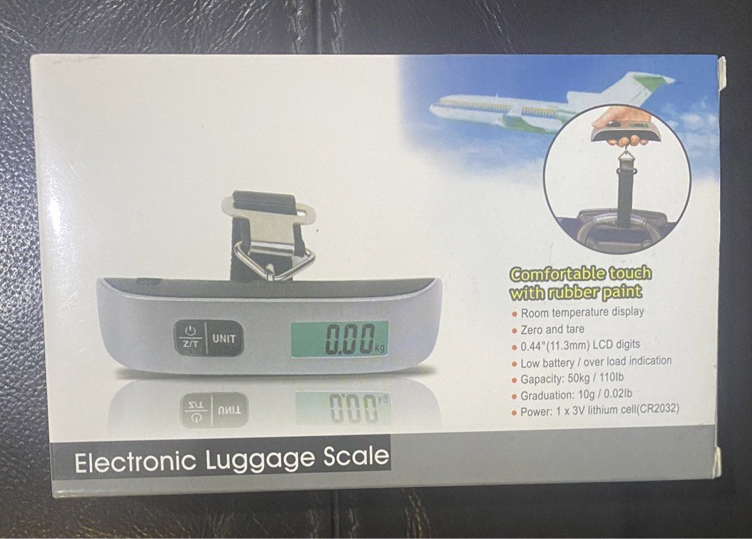 Electronic Luggage Scale - Portable Digital Scale (Category: Health Monitors & Weighing Scales) located in Quezon City. Submitted by eljivie (Listing ID 1446347133, Image 1). Description: - Weigh your luggage accurately up to 50kg (110lb). - Perfect for avoiding excess baggage fees on your travels..