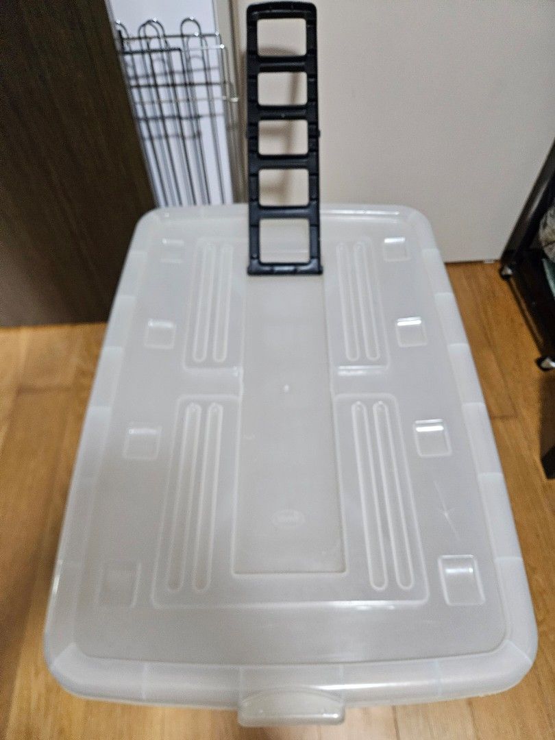 Extra Large Plastic Storage Box with wheels494564821361633282
