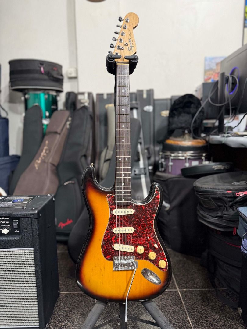 Fender Squier "STRAT" Guitar (Category: Musical Instruments) located in Manila. Submitted by ninraninra (Listing ID 1446506638, Image 1). Description: Fender Squier "STRAT" Guitar FOR SALE! Location: Tondo, Manila --------------------------------------- Excellent Condition ₱8,000 (fixed) Minor dents only Low-action Guitar only! --------------------------------------- CALL/TXT:0927-463-3609 Gcash/Bank transfer/Cash accepted. Lalamove/Grab/LBC/J&T 
