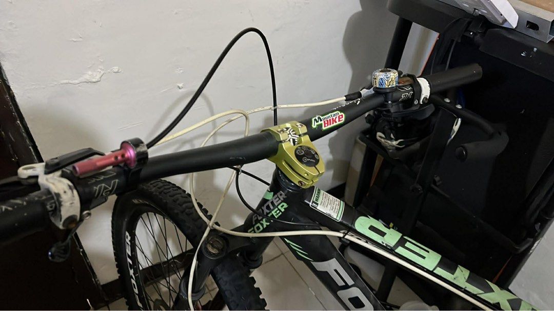 Foxter Mountain Bike 27.5 FT301 (Category: Bicycles) located in Quezon City. Submitted by biancasbazaar (Listing ID 1446494490, Image 2). Description: Foxter FT301 27.5 9 speed Altus Shimano NS Hydraulic Brake Novatec Hubs Short Stem Manual Dropper Post Schwalbe Rear Tire 2.35 Maxxis Front Tire 2.50 Fireeye Pedals Totem Fork Issue Breaks- need paayos .
