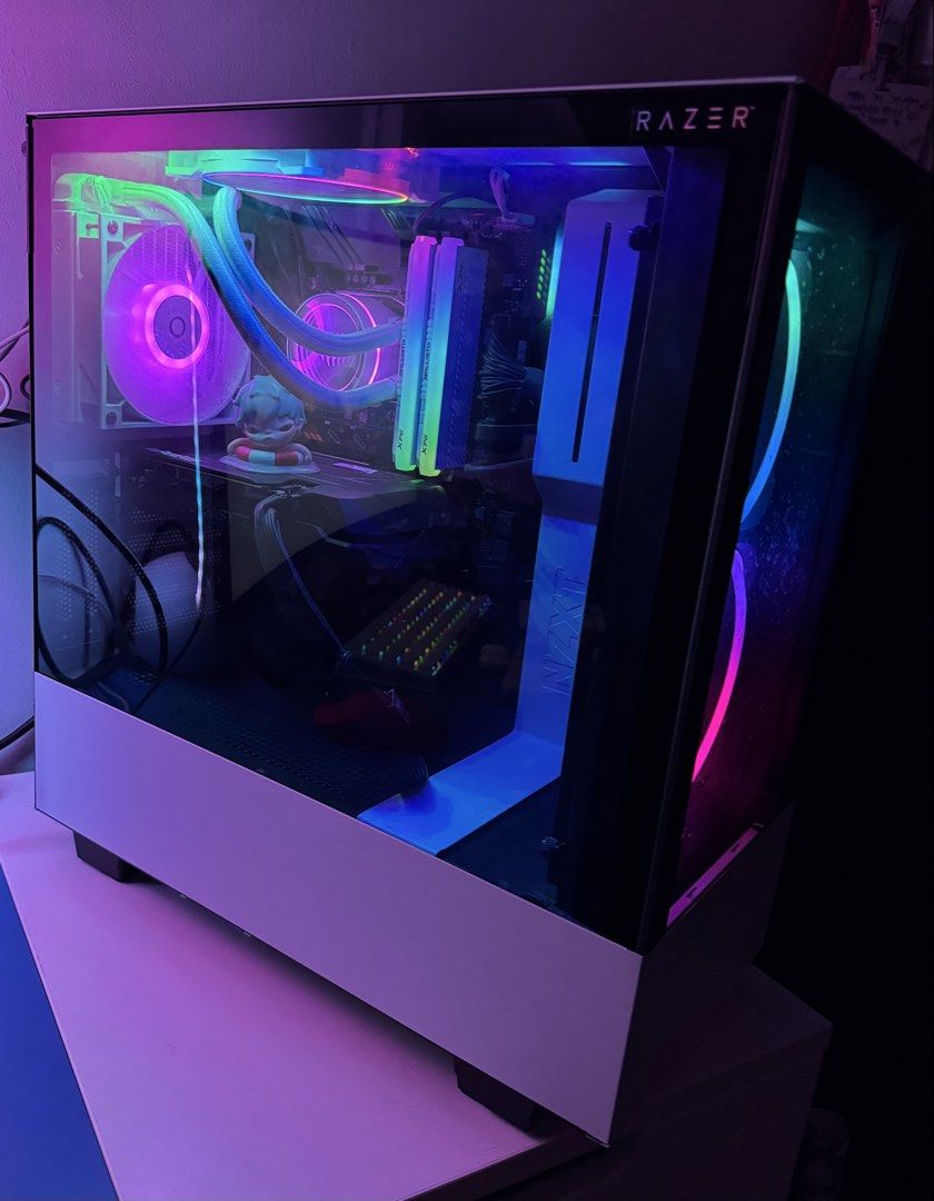 Gaming PC with NZXT H510 White Case494881656160931840