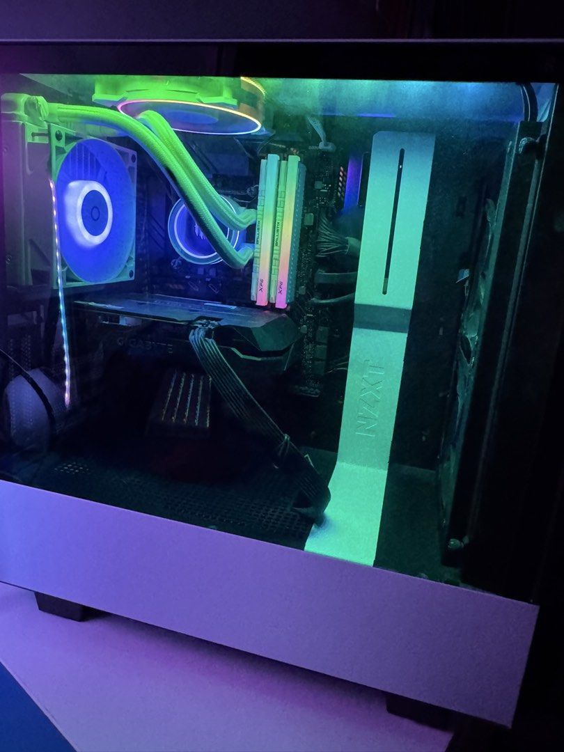 Gaming PC with NZXT H510 White Case494881656160931842