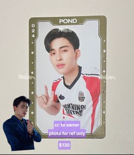 WTS GMMTV PondPhuwin Fancon Collectible Random Cards, Toys