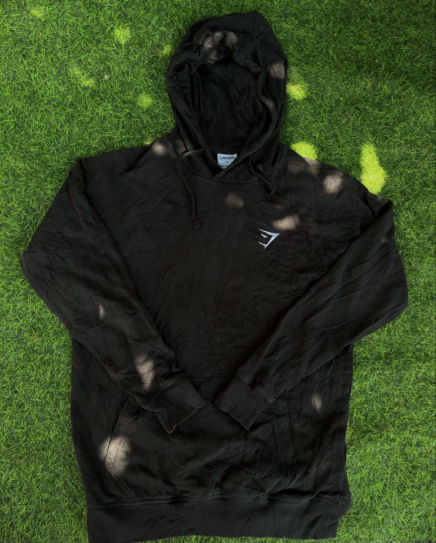 Gymshark Crest Hoodie (Category: Hoodies) located in Cebu City. Submitted by pick2zeroo (Listing ID 1446439334, Image 3). Description: Small on tag fit medium Dimes: 20x27 Excellent - Adjustable drawstring hood - Subtle Gymshark logo on the chest - Perfect for gym sessions or everyday casual style - Made with comfortable, breathable material.
