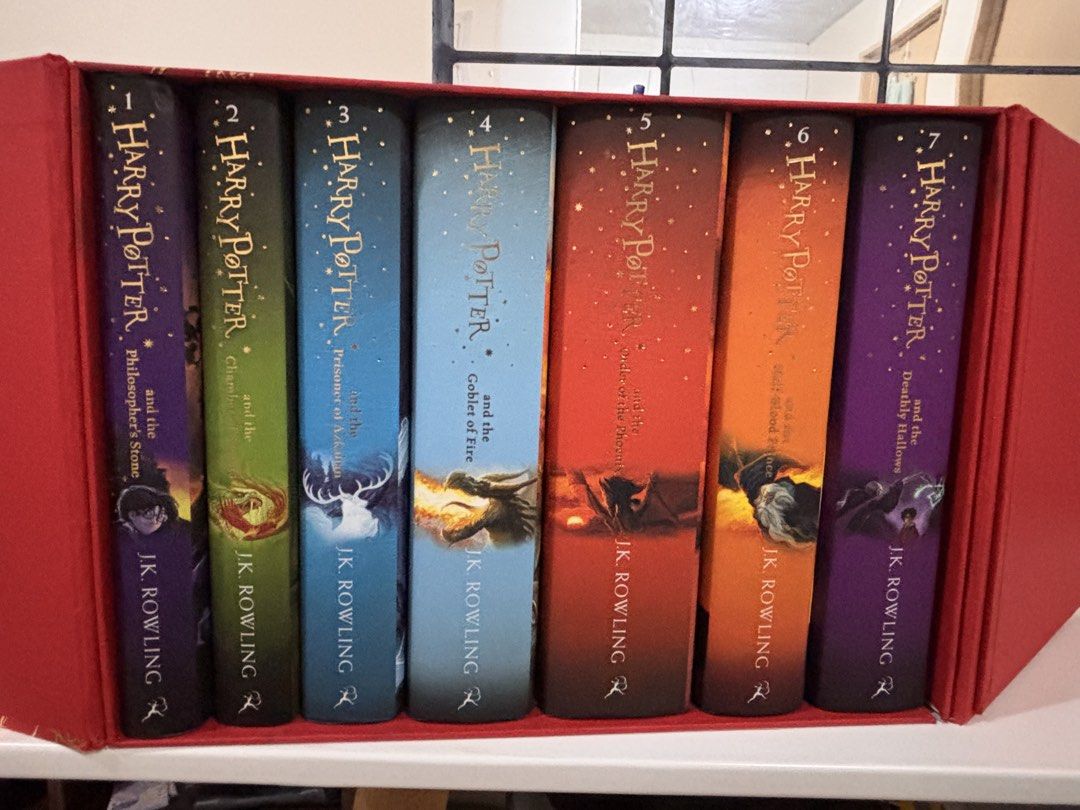 Harry Potter Book Set by J.K. Rowling (Category: Storybooks) located in Pasig City. Submitted by bookishnook (Listing ID 1436658488, Image 3). Description: Selling my complete set of Bloomsbury Children’s Hardback Edition of Harry Potter. In prestine condition. FREE SHIPPING.