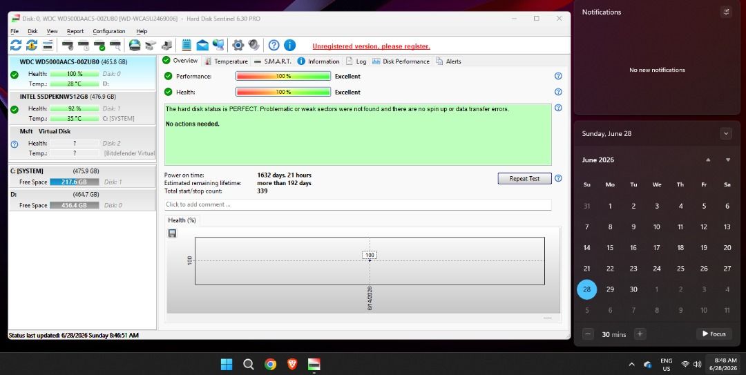 HDD WD Western Digital 500GB (Category: Hard Disks & Thumbdrives) located in Paranaque City. Submitted by papasef (Listing ID 1446422238, Image 2). Description: 100% health 2pcs available Take both for 1,000.