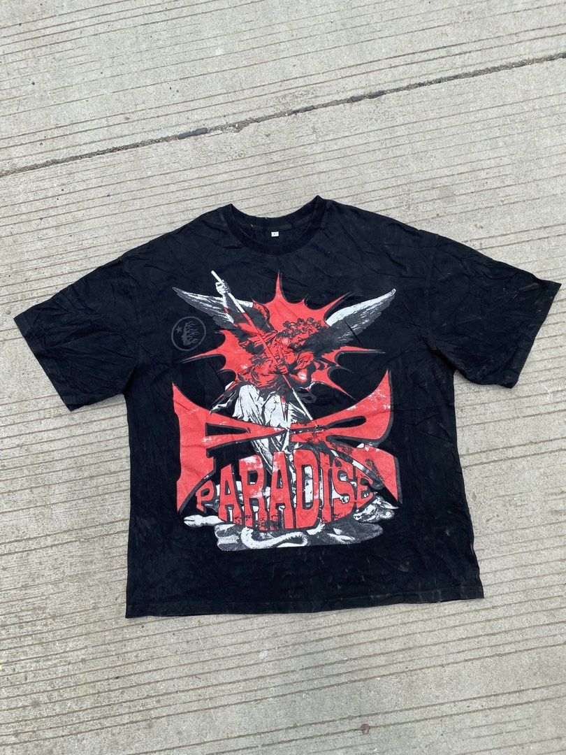 Hellstar tee (Category: Tshirts & Polo Shirts ) located in Padada. Submitted by mericbanabana (Listing ID 1446502813, Image 2). Description: Hellstar paradise tee no issue size large boxy fit NO TAGS.