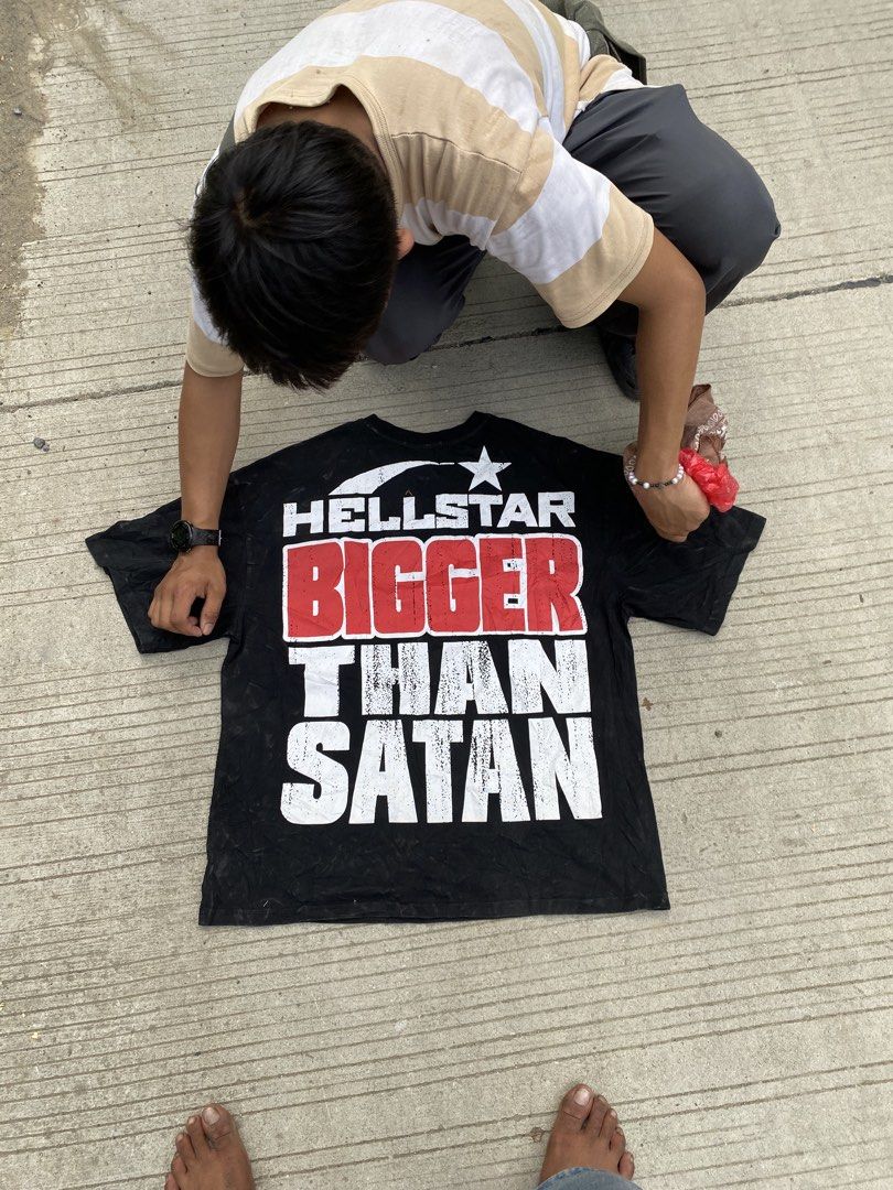 Hellstar tee (Category: Tshirts & Polo Shirts ) located in Padada. Submitted by mericbanabana (Listing ID 1446502813, Image 3). Description: Hellstar paradise tee no issue size large boxy fit NO TAGS.