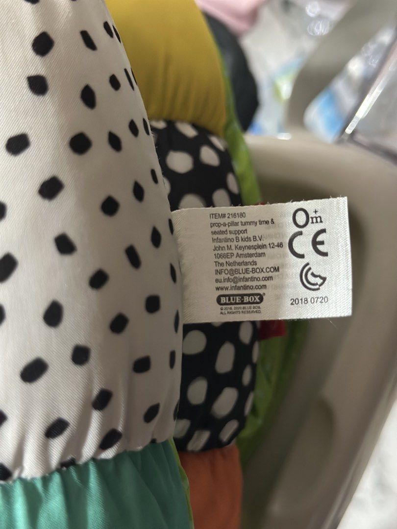 Infantino prop a pillar tummy time support (Category: Children's Beds) located in Cavite. Submitted by art_declutter (Listing ID 1446395313, Image 3). Description: .