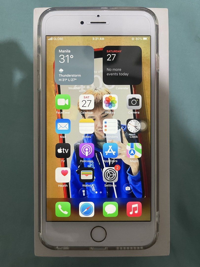 iPhone 6s Plus 32gb (Category: iPhone 6 Series) located in Manila. Submitted by eltonkertj08602 (Listing ID 1446442607, Image 2). Description: iPhone 6s Plus 32gb 32gb Fingerprint working Malinaw camera Makinis Anysim Pwede reset 75% bh Issue ❌ -No wifi/Bluetooth -Medyo yellowish gilid ng screen (hindi halata) With case, original box and naka tempered na. No charger 1500 nalang QC, Balintawak area.