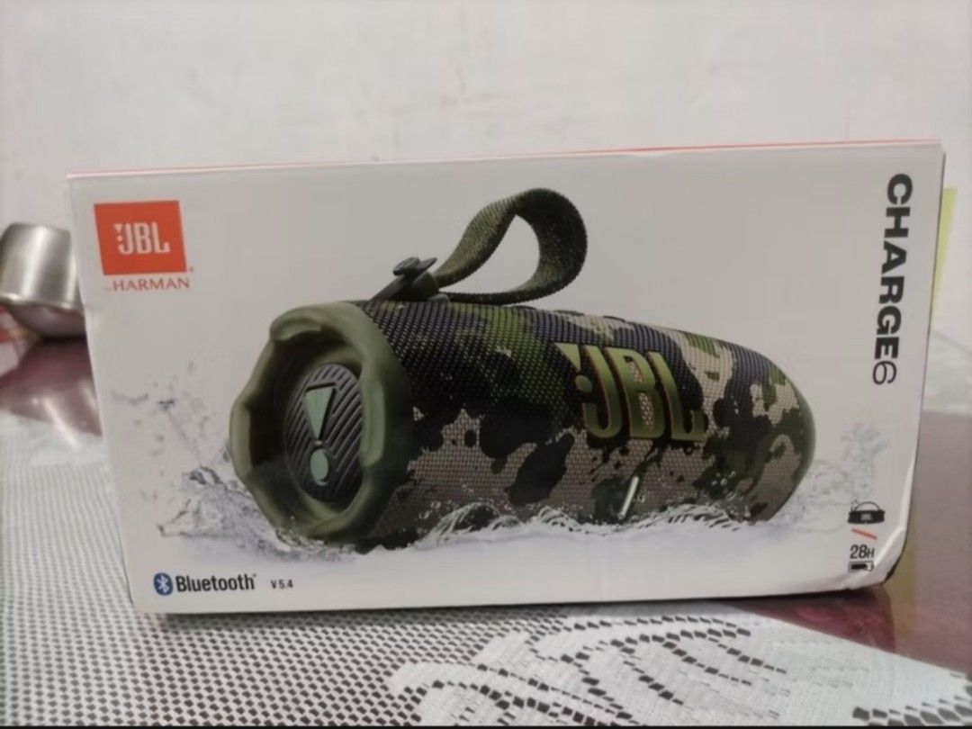 JBL Charge 6 (Category: Soundbars, Speakers & Amplifiers) located in Manila. Submitted by roy7228 (Listing ID 1446349181, Image 3). Description: JBL Charge 6 available colors: • Black Brand New, Sealed 6.5k Sta. Ana, Manila Meet up or delivery available (add delivery fee).