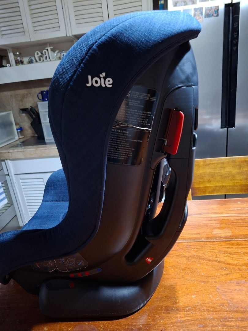 Joie Car Seat (Category: Car Seats) located in Manila. Submitted by shoptrinketscloset (Listing ID 1446357689, Image 2). Description: Joie C0902 Car seat in denim blue -in excellent used condition - Features a secure 5-point harness - Selling as is location Malate manila mop gcash sf c/o buyer.